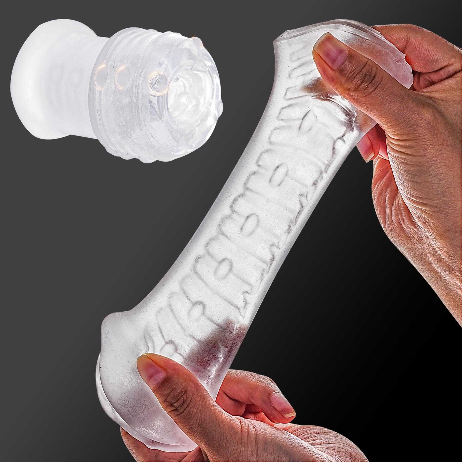 Male Sleeve Silicone Replacement Donut Sleeve for Penis Pump Vacuum Men Enhancer