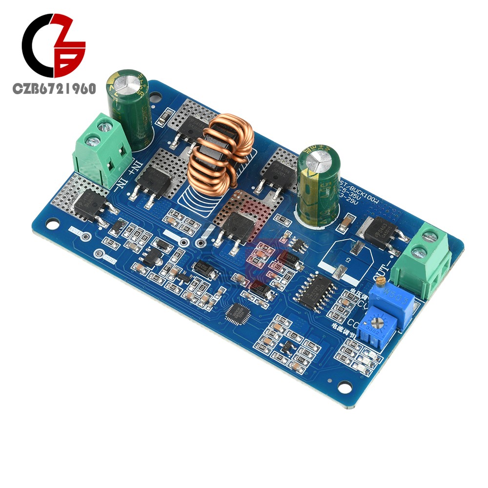 5-35V 10A DC-DC Auto Boost Buck Module CC-CV Battery Charging LED Driver Module