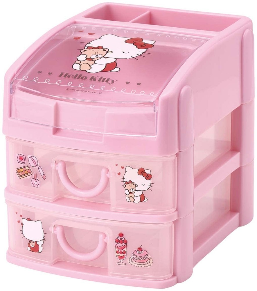 Skater CHE3N-A Mini Chest, Storage Case, Box, Hello hello kitty