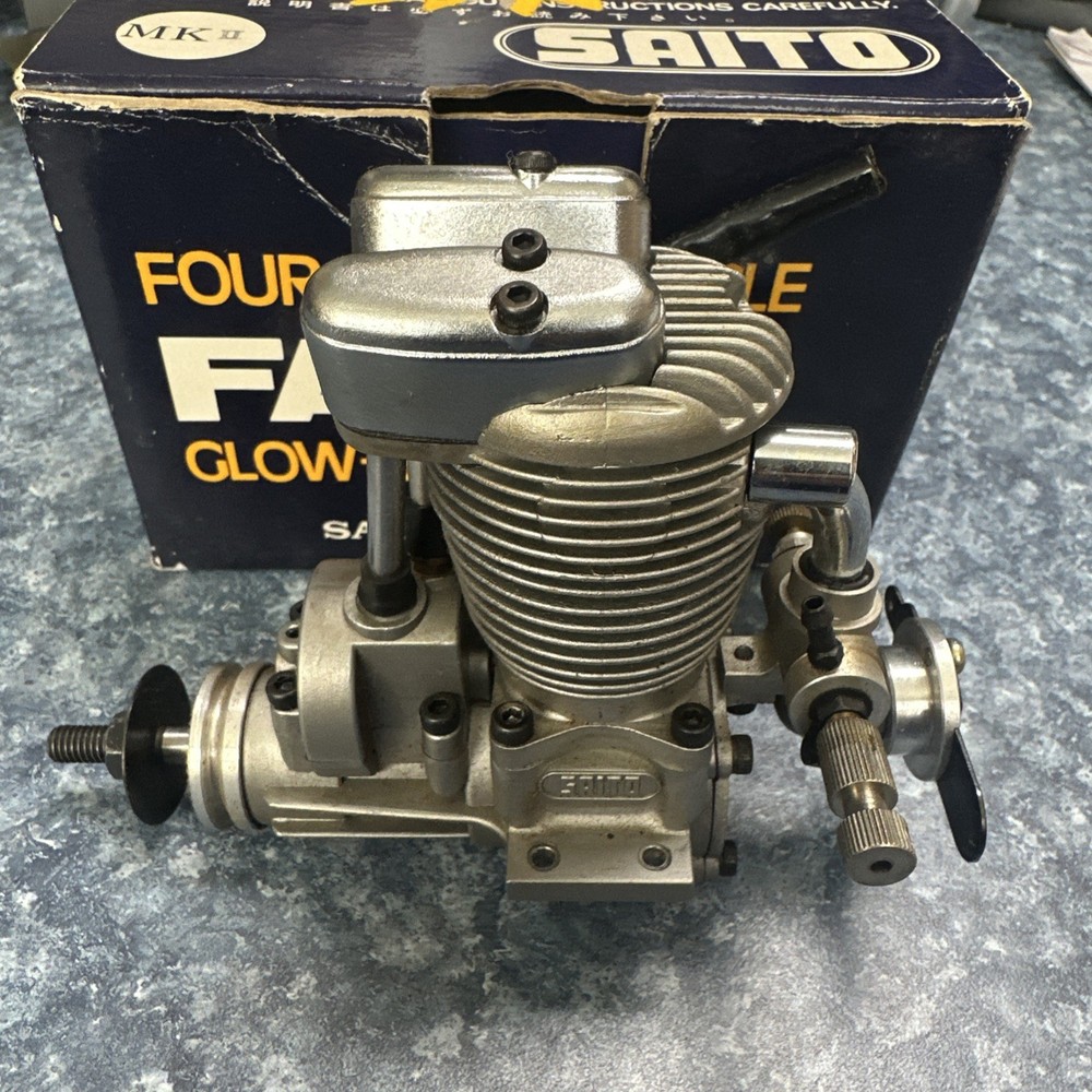 SAITO Hemi-Head Four-Stroke FA-45 RC Airplane Engine