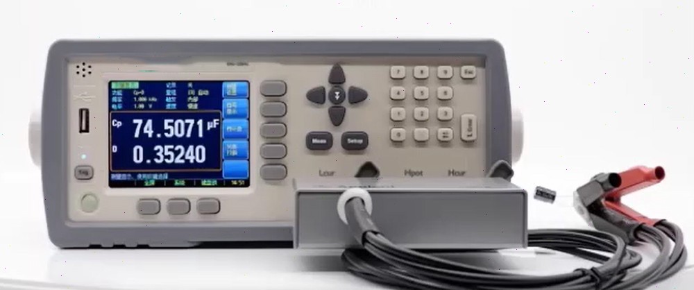 High Precision LCR Meter with Programmable P1~P9 Nine-segment Sorting Function
