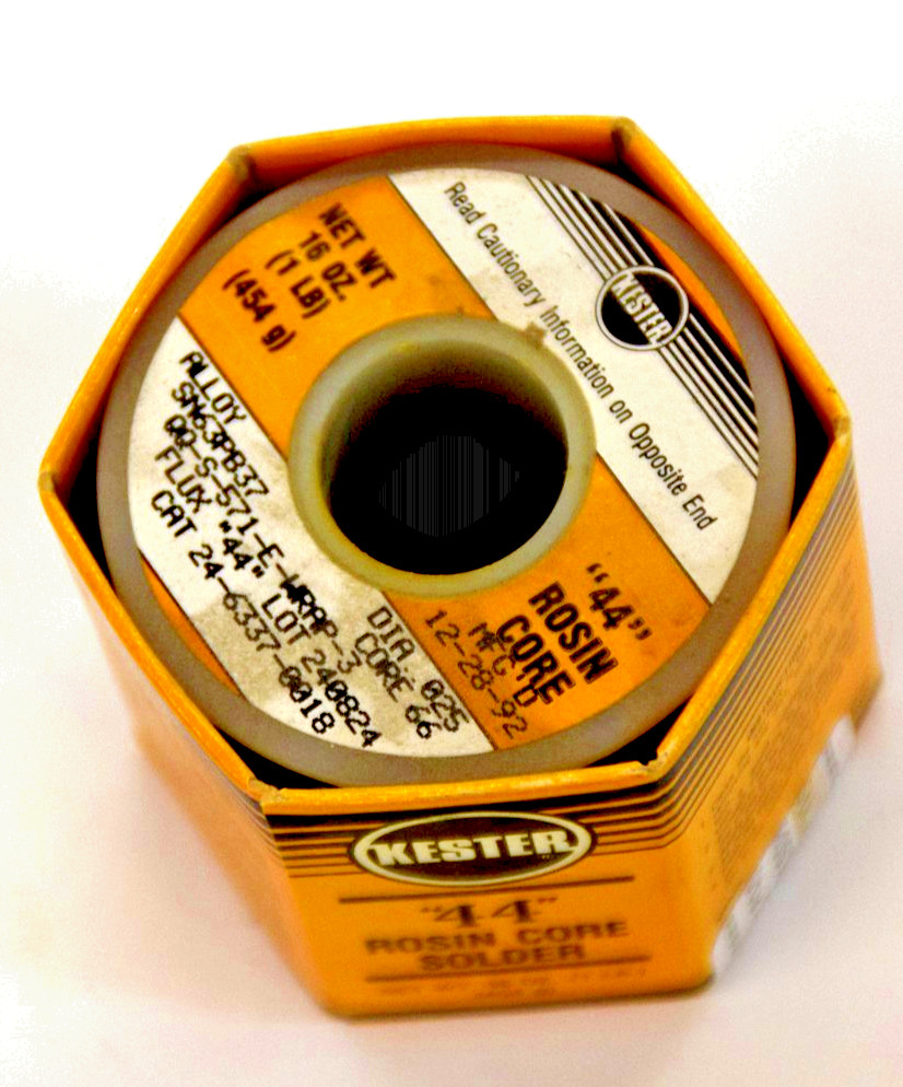 Genuine Kester 24-6337-0018  Rosin Core, 0.025" dia., 1 lb.   FAST FREE SHIPPING