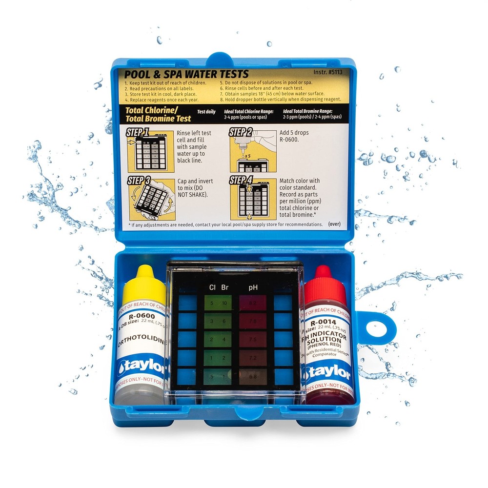 Taylor K1000 Basic Residential Pool & Spa Test Kit