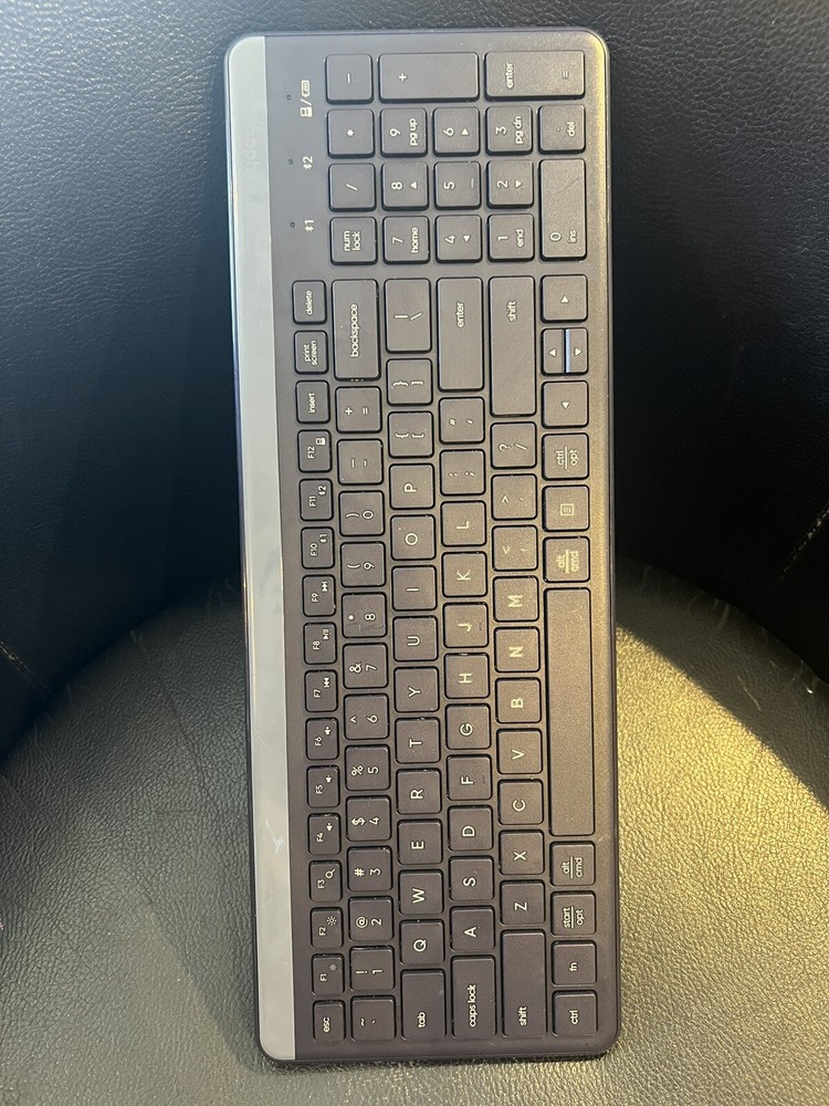 Heyday Wireless Keyboard, Bluetooth 5.1 Enabled, Includes Wireless USB Receiver