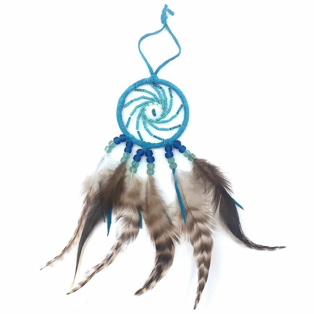 Turquoise Energy Spiral Dream Catcher 2