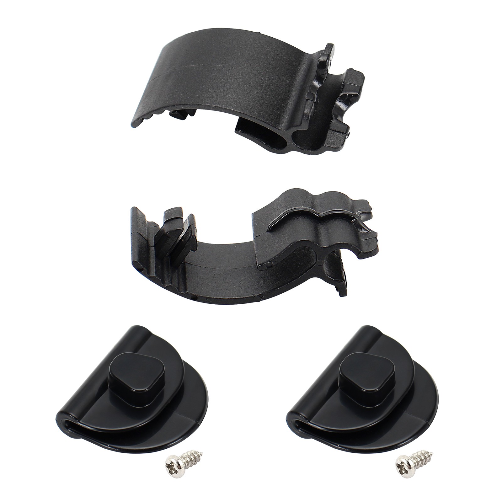 Left Side Battery Cover Clips For Harley Sportster XL883 XL1200 2004-2013 Black