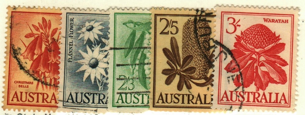 Australia #326-330 used
