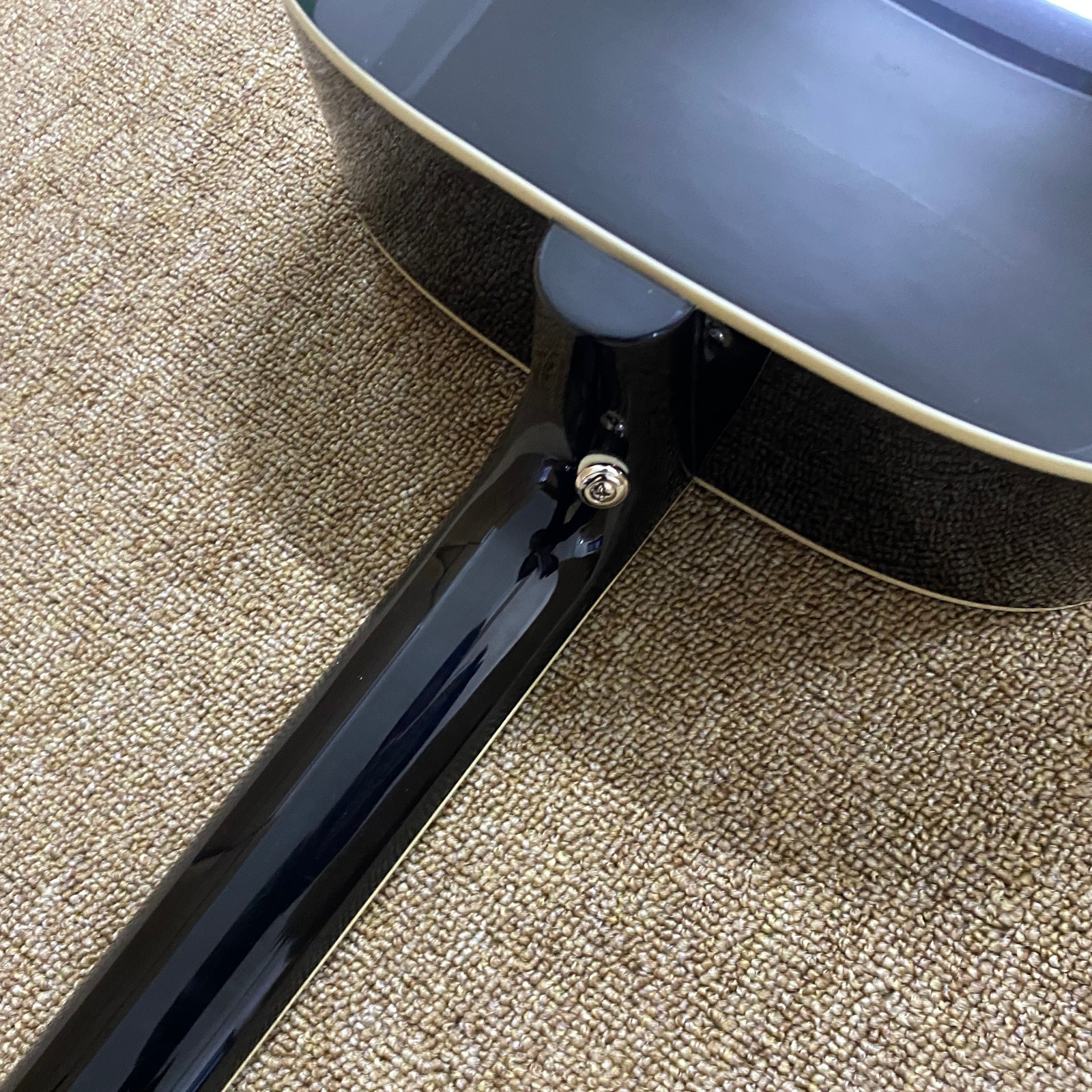 Black raven acoustic electric guitar rosewood fingerboard Free Shipping