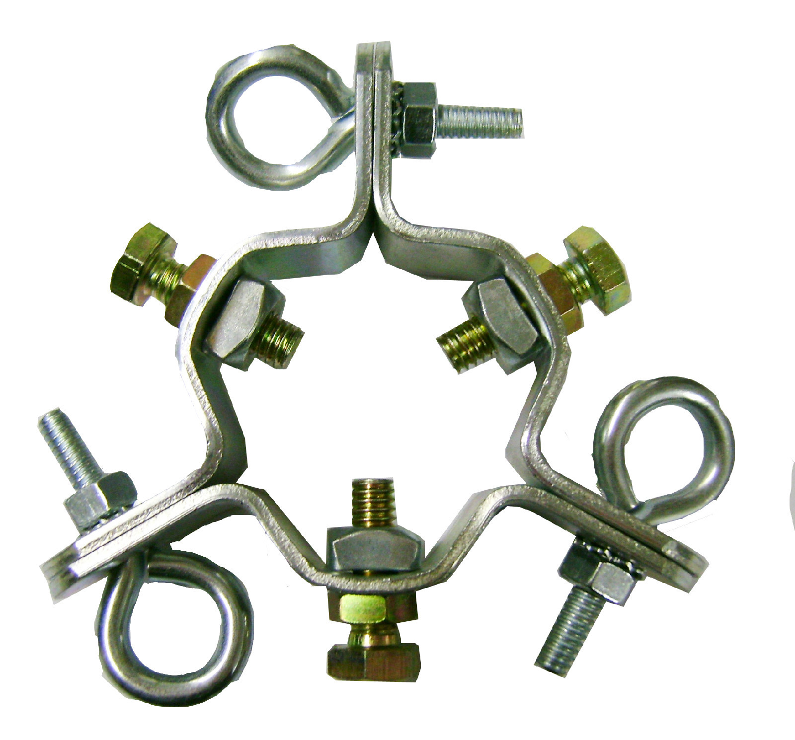 EZ 43-A Adjustable 3 Way Down Guy Wire Ring for up to 2-1/4" Mast - Heavy Duty