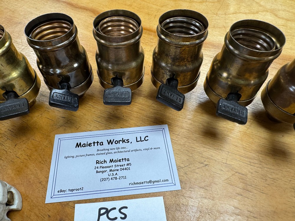 Paul Crist Studios: #10 BRYANT (dated 1907) Socket Shells & Paddles, Tiffany