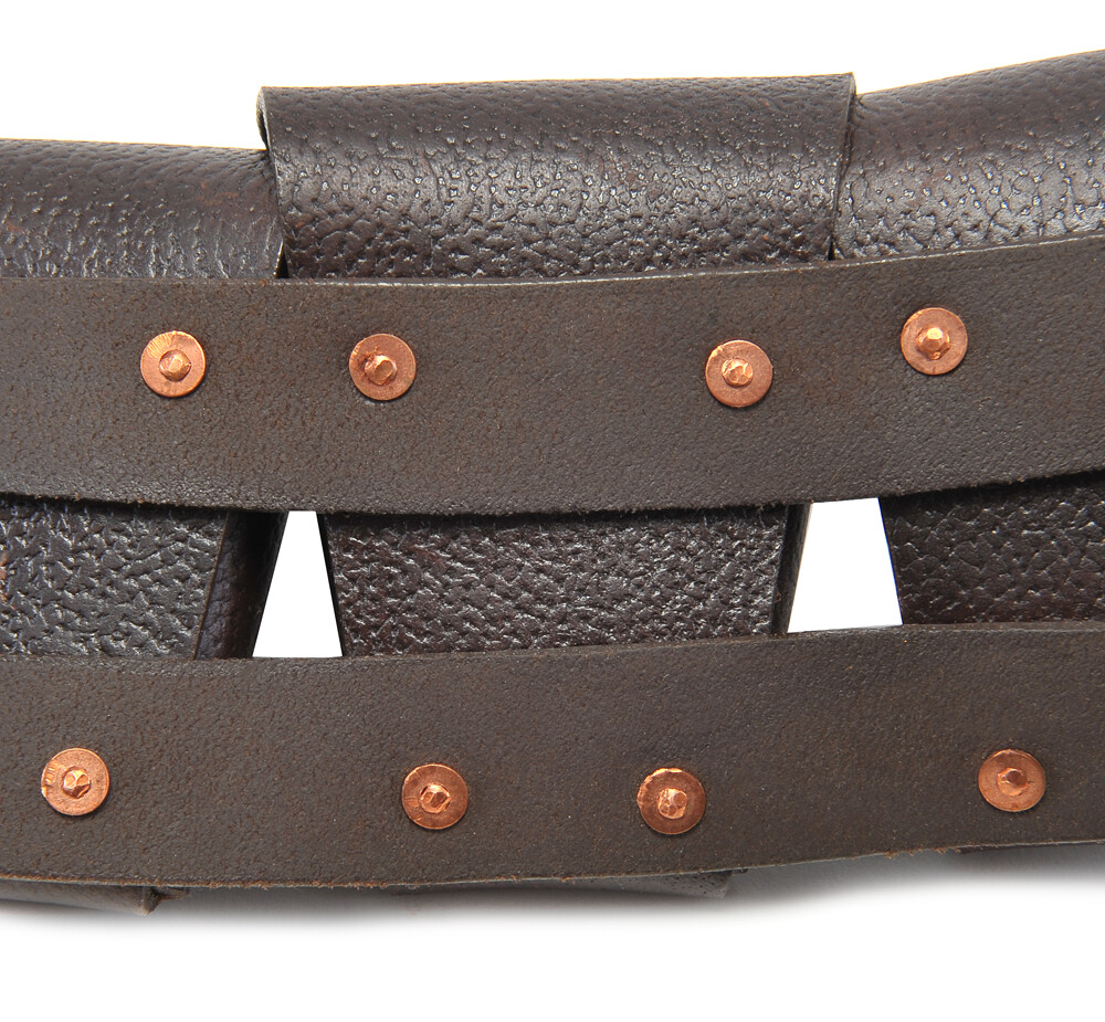 British P-1903 Leather 5 pocket Bandolier Pattern 1903 Premium Oiled Leather