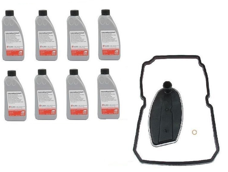8-Liters For Mercedes Automatic Transmission Fluid OE Spec 236.14 & Filter Kit