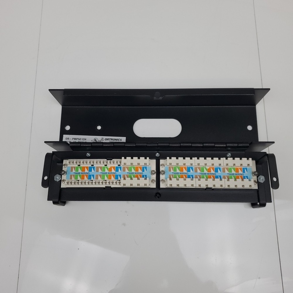 Ortronics OR-PMP5E12H 12 Port Data Mini Patch Panel