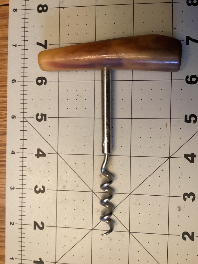 Vintage Bakelite Butterscotch Corkscrew