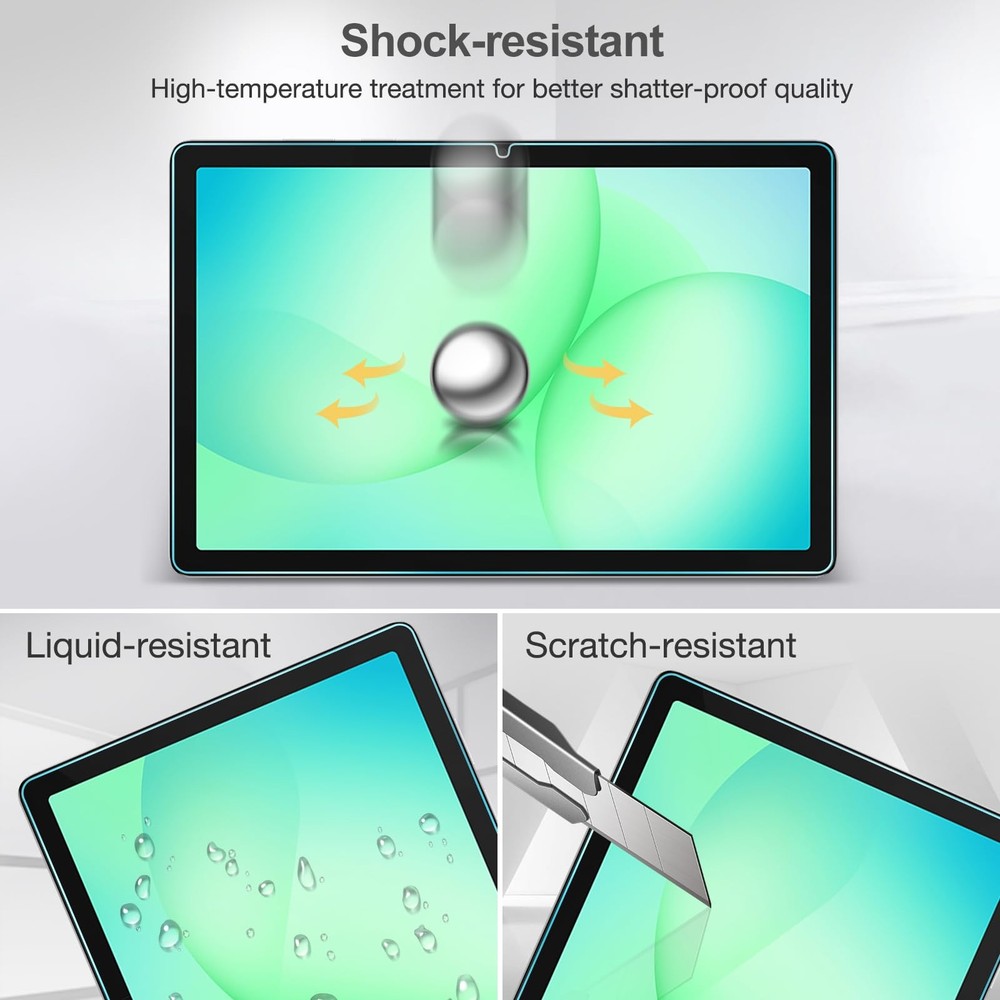 ProCase 3 Pack Screen Protector for Galaxy Tab 3 Pack, 11 inch A9+