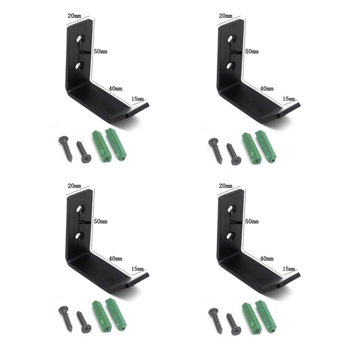 4PCS Jack Stands Wall Mount Organizer Heavy Duty Stainless Steel Holder Hooks