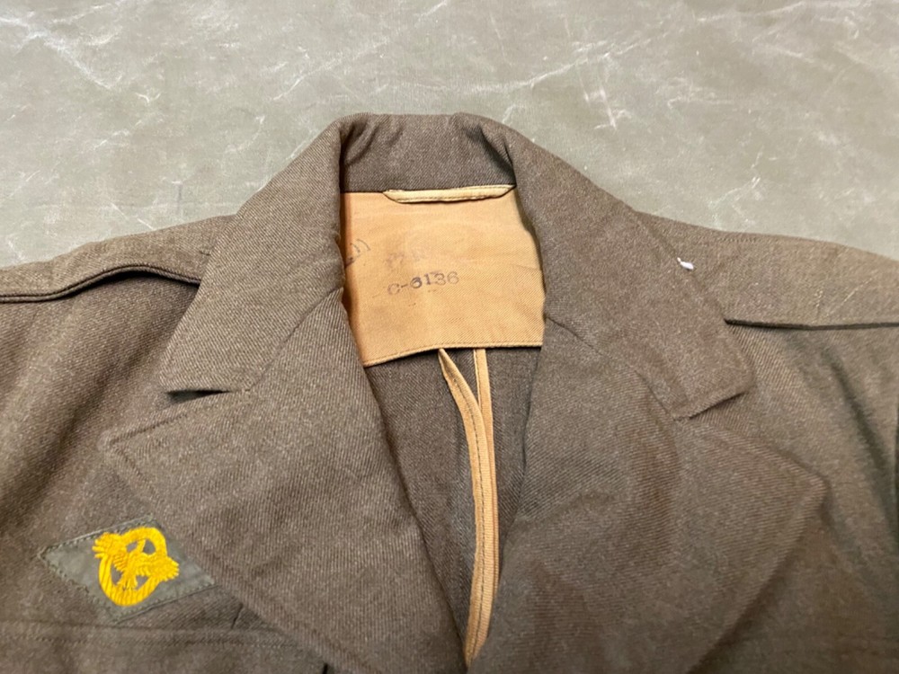 ORIGINAL WWII US ARMY M1938 CLASS A DRESS JACKET-SIZE 37R SMALL