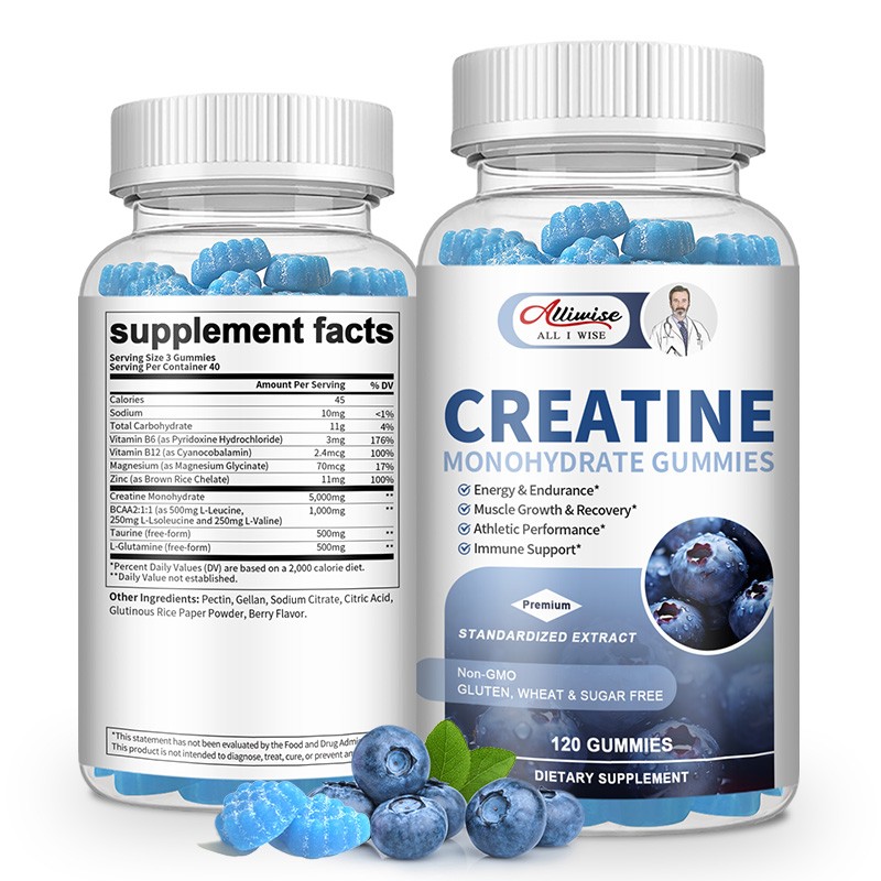 Creatine Monohydrate Gummies - Increase Strength and Build Muscle