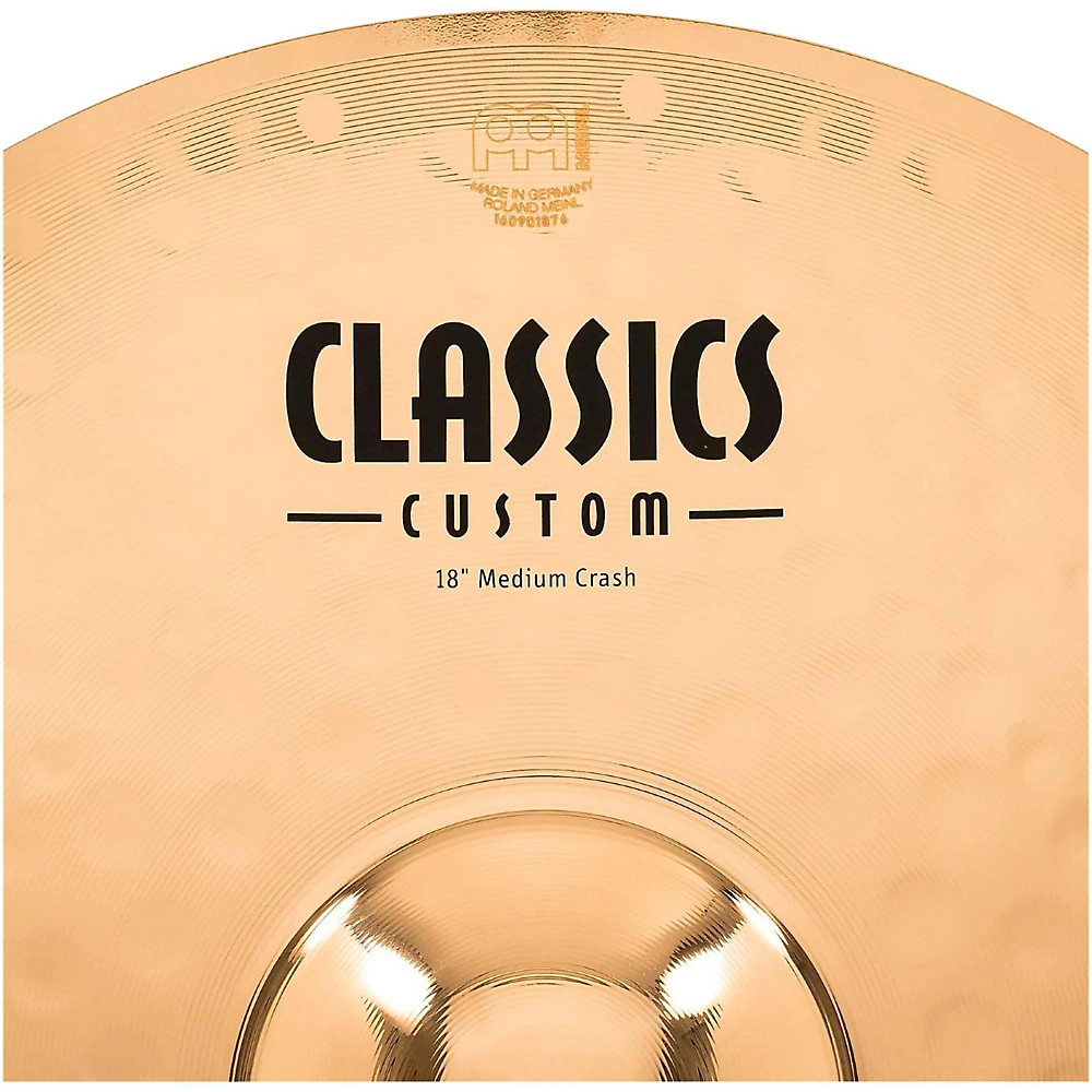 Meinl Classics Custom Medium Crash - Brilliant 18 in.