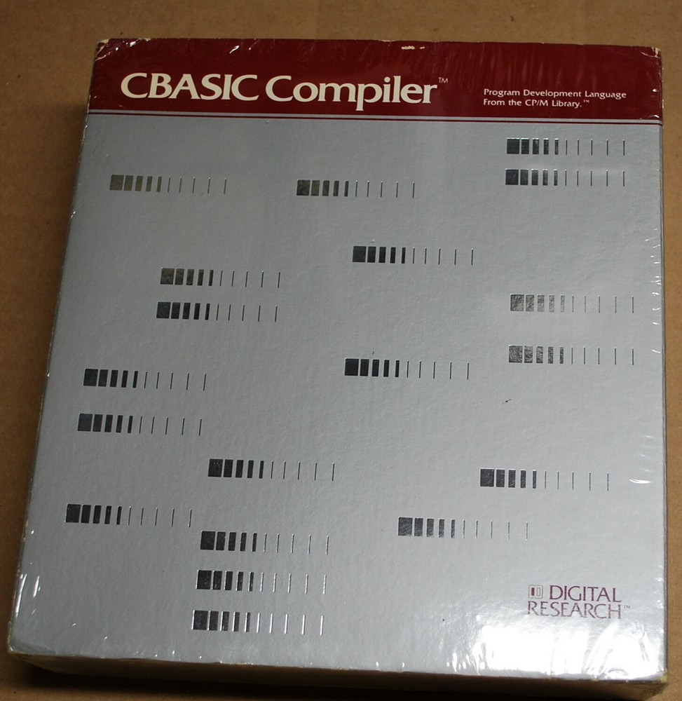 Digital Research CBASIC Compiler w/ Software New in Box