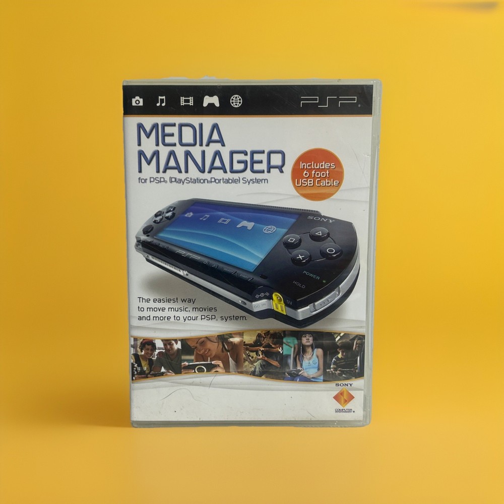 PSP Media Manager Disc System CASE AND DISC ONLY