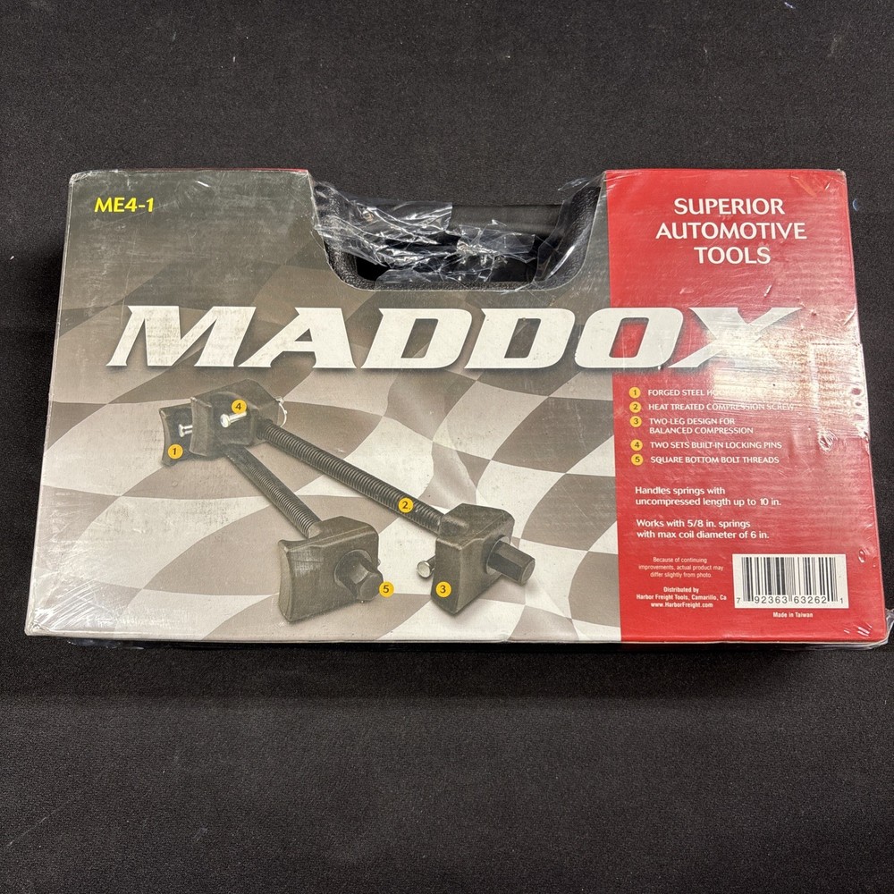 Maddox 2PC. MacPherson Strut Spring Compressor Set ME4-1 Brand New Superior Auto