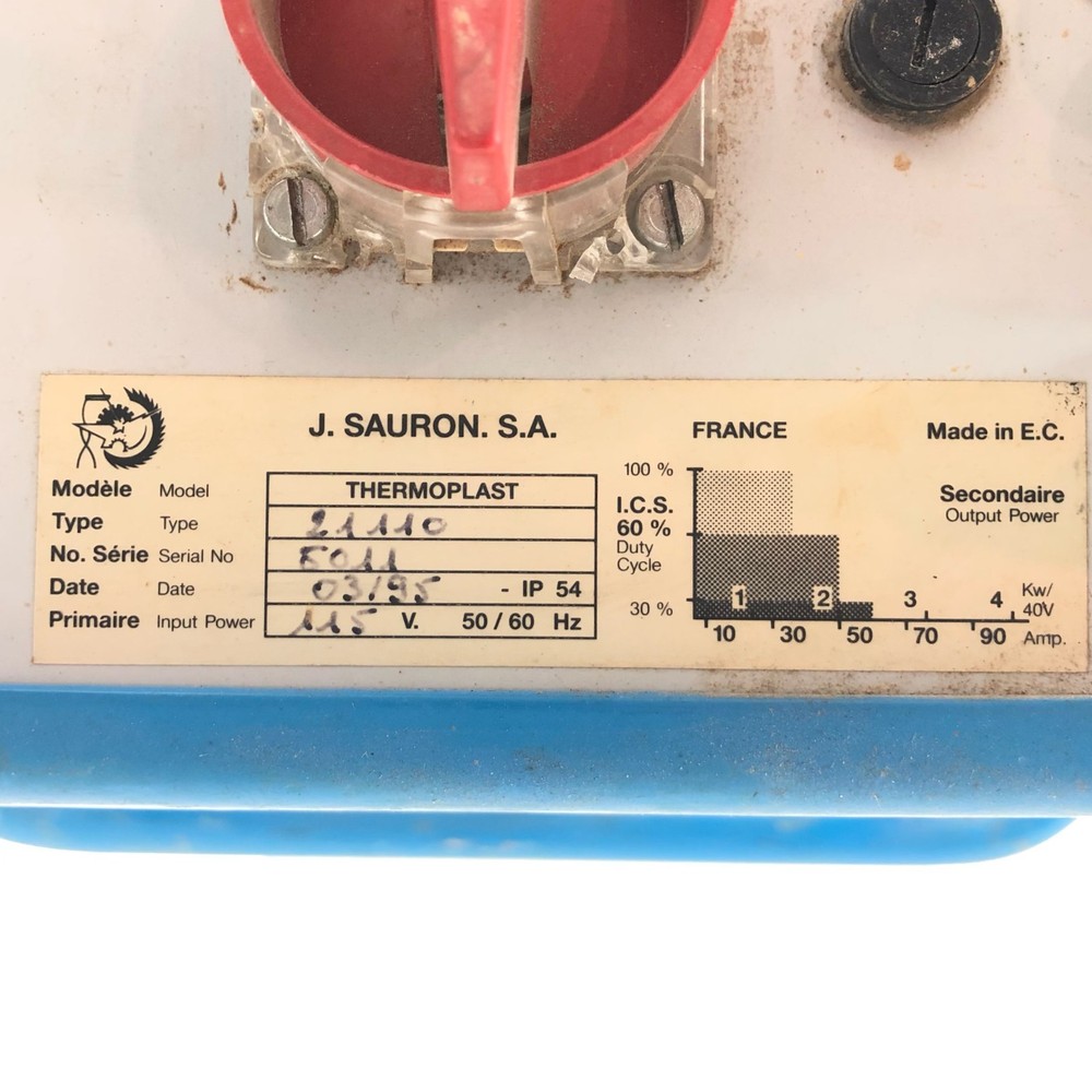 PE Ind Thermoplast Electrofusion Polyvalent-Multimode System Charlotte 115V 60Hz