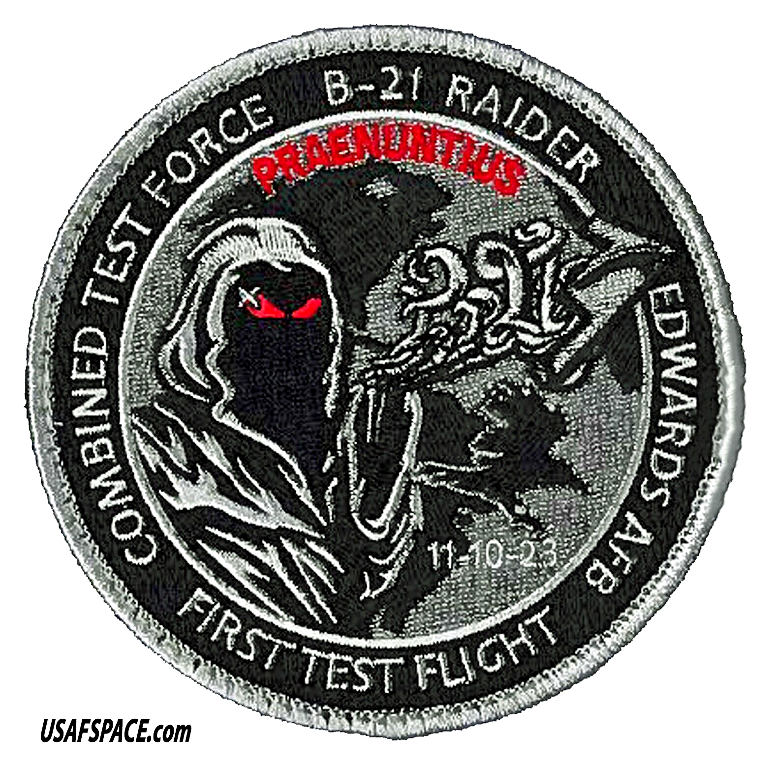 USAF B-21-RAIDER-FIRST TEST FLIGHT-COMBINED TEST FORCE- Edwards AFB- VEL PATCH