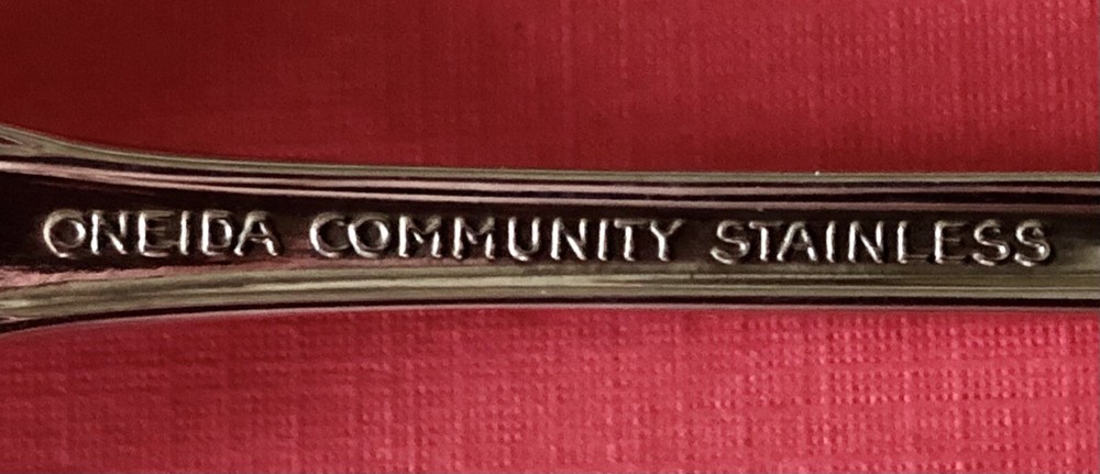 Oneida Community Brahms Stainless TABLESPOON SERVING SPOON Flatware Silverware