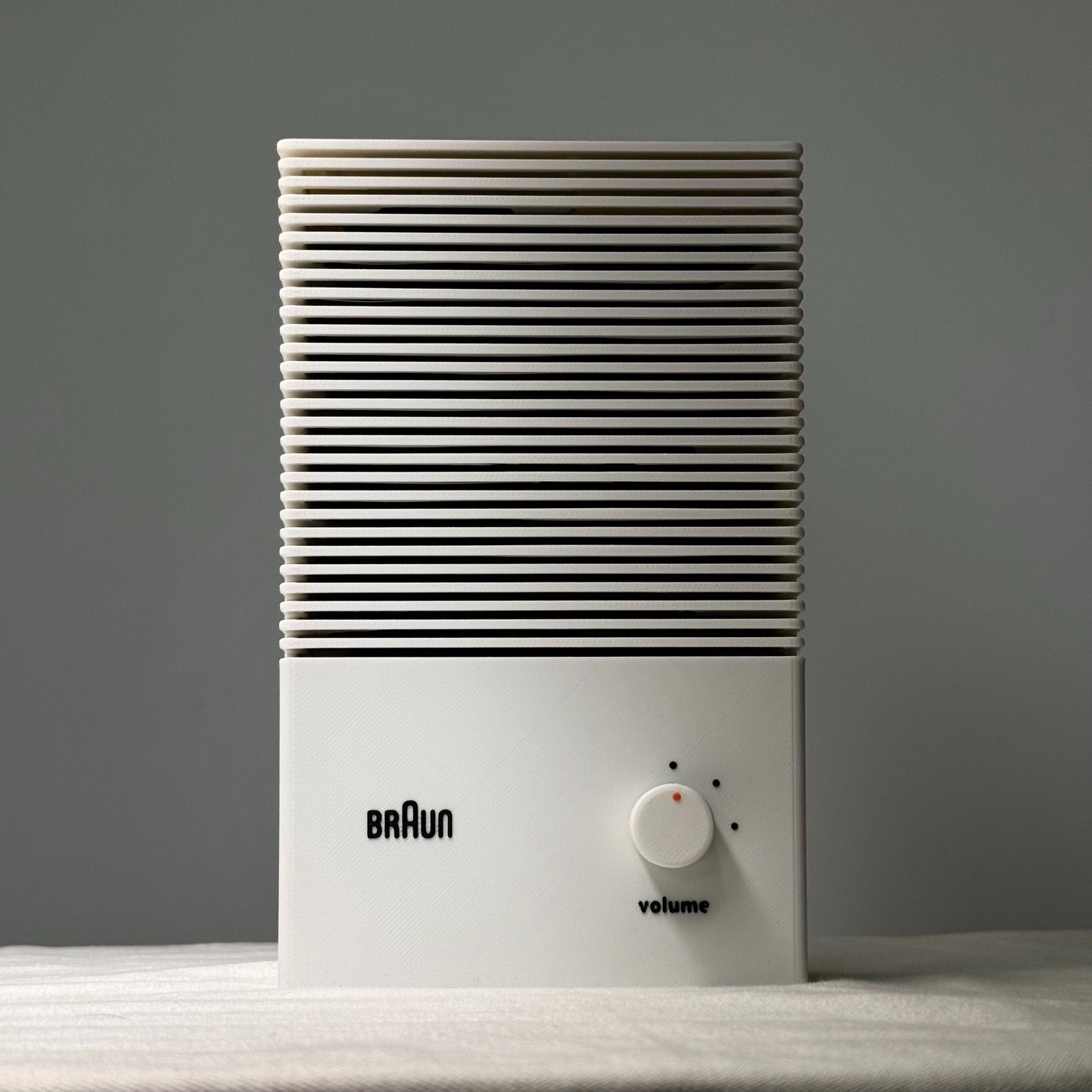 Handmade Retro Braun T3 Inspired Bluetooth Speaker-3D Print Case 100W Amplifier