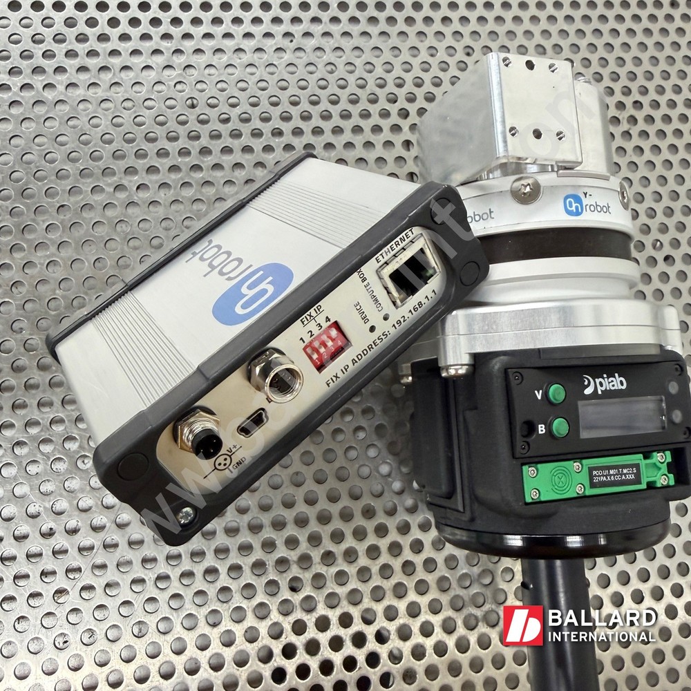 PIAB piCOBOT Vacuum Gripper Ejector Unit & OnRobot HEX-E Force Torque Sensor KIT