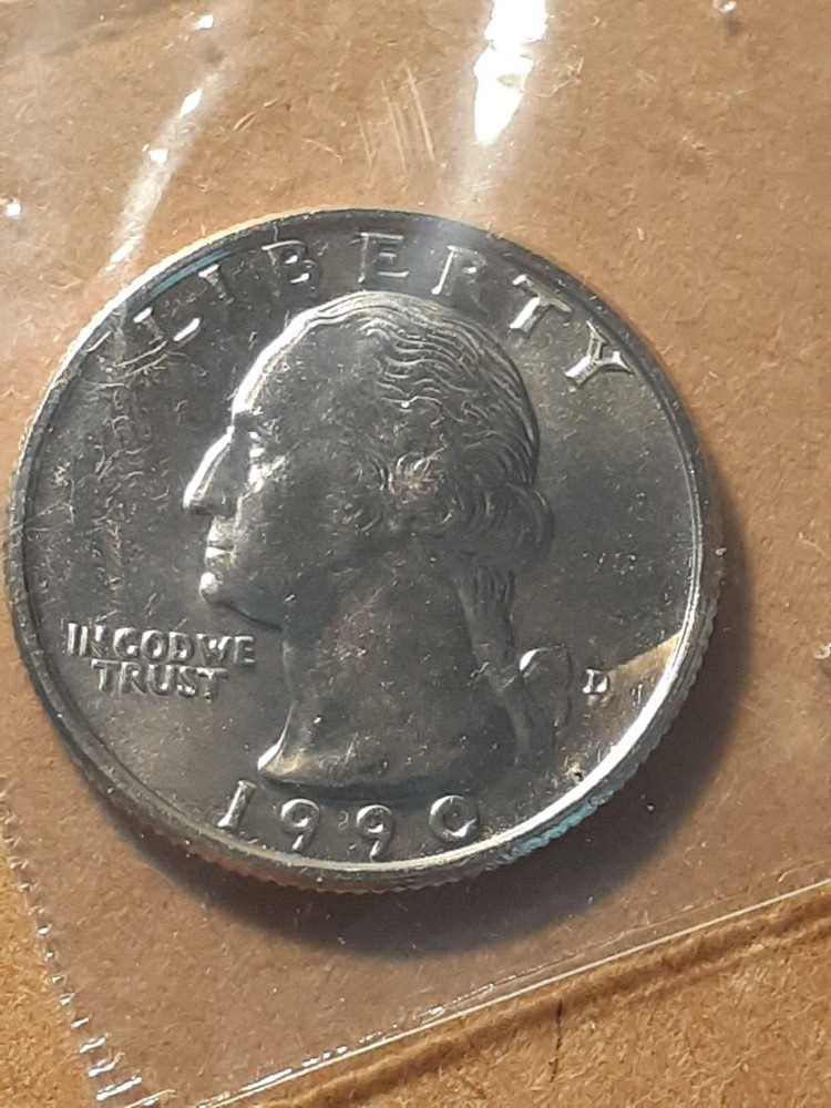 1990 D WASHINGTON QUARTER