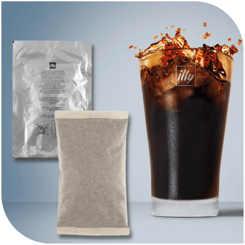 COFFEE ,Cold Brew ILLY  COFFEE, Filter Pack Bags 1/2 Gallon - FOUR  SINGLE PACK