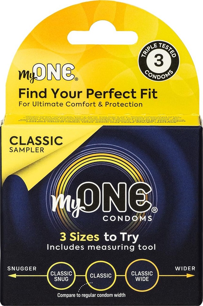 Classic Sampler  3 Classic Condom Sizes to Try