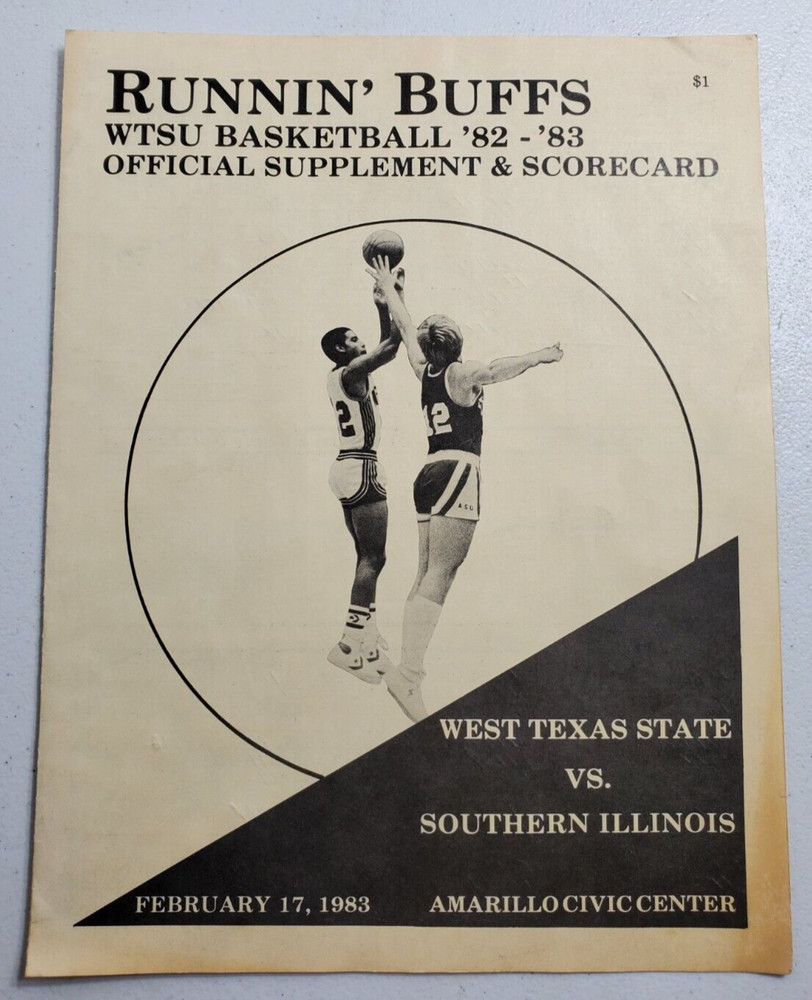 1982-1983 Running' Buffs WTSU Basketball Program