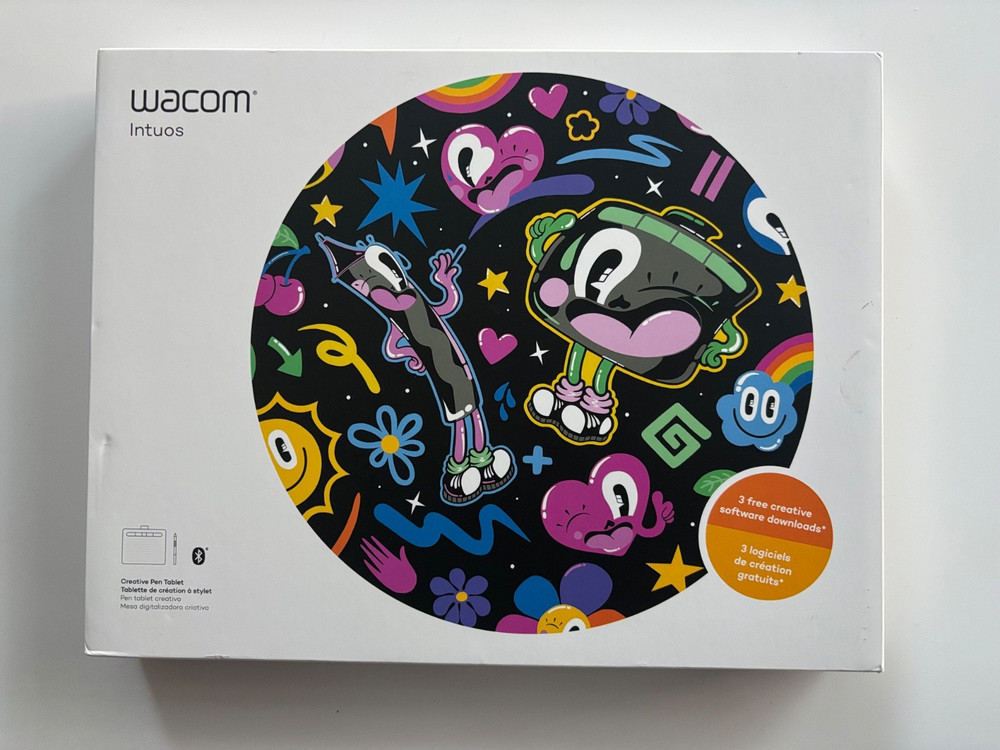 Wacom Intuos Bluetooth Creative Pen Tablet (Medium) CTL-6100WL – Complete in Box