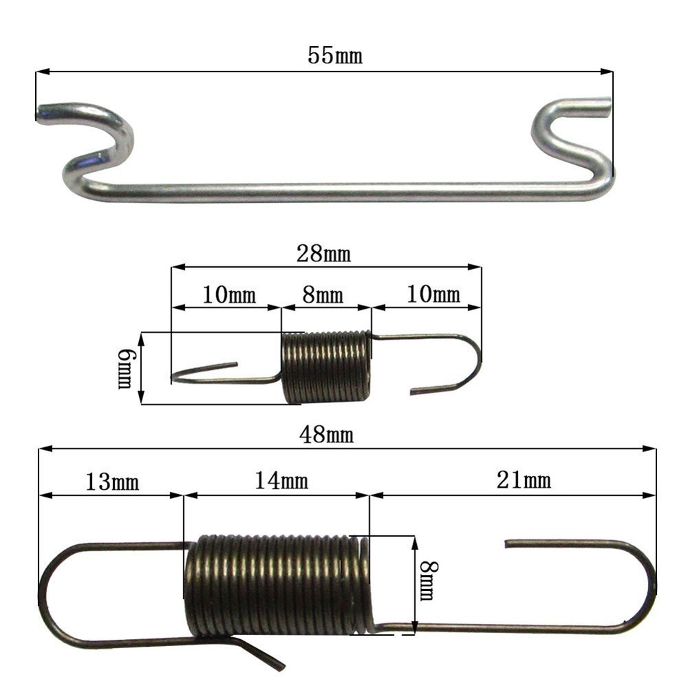 3Pcs/Throttle Governor Link Rod Speed Control Spring Return Spring/For Generator