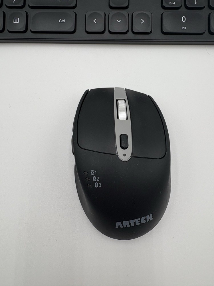 Arteck Universal Multi-Device Bluetooth Keyboard and Mouse Full Size Wireless