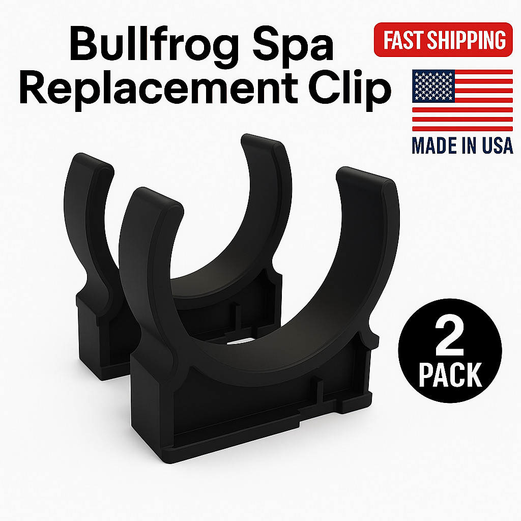 Bullfrog Spa Replacement Clips (2 Pack), Compatible with A/R/X/Stil Series 2013