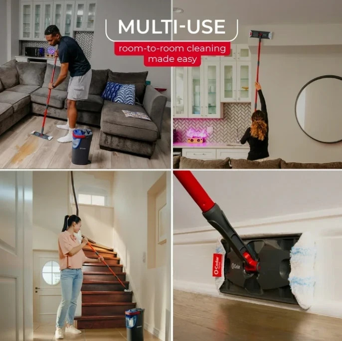 O-Cedar H2prO Microfiber Flat Mop System - New