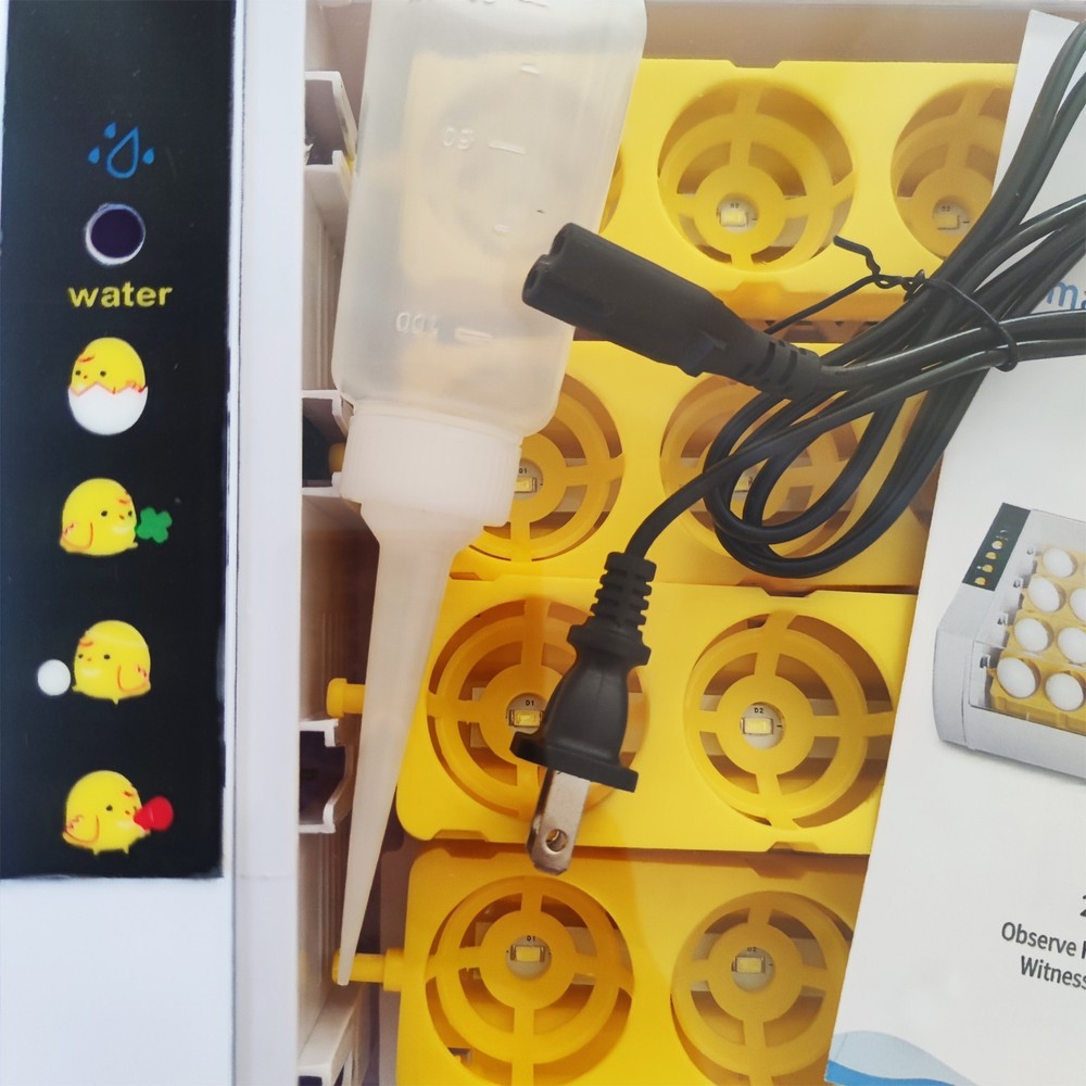 110V 24 Eggs Automatic Egg Incubator with Automatic Egg Turning