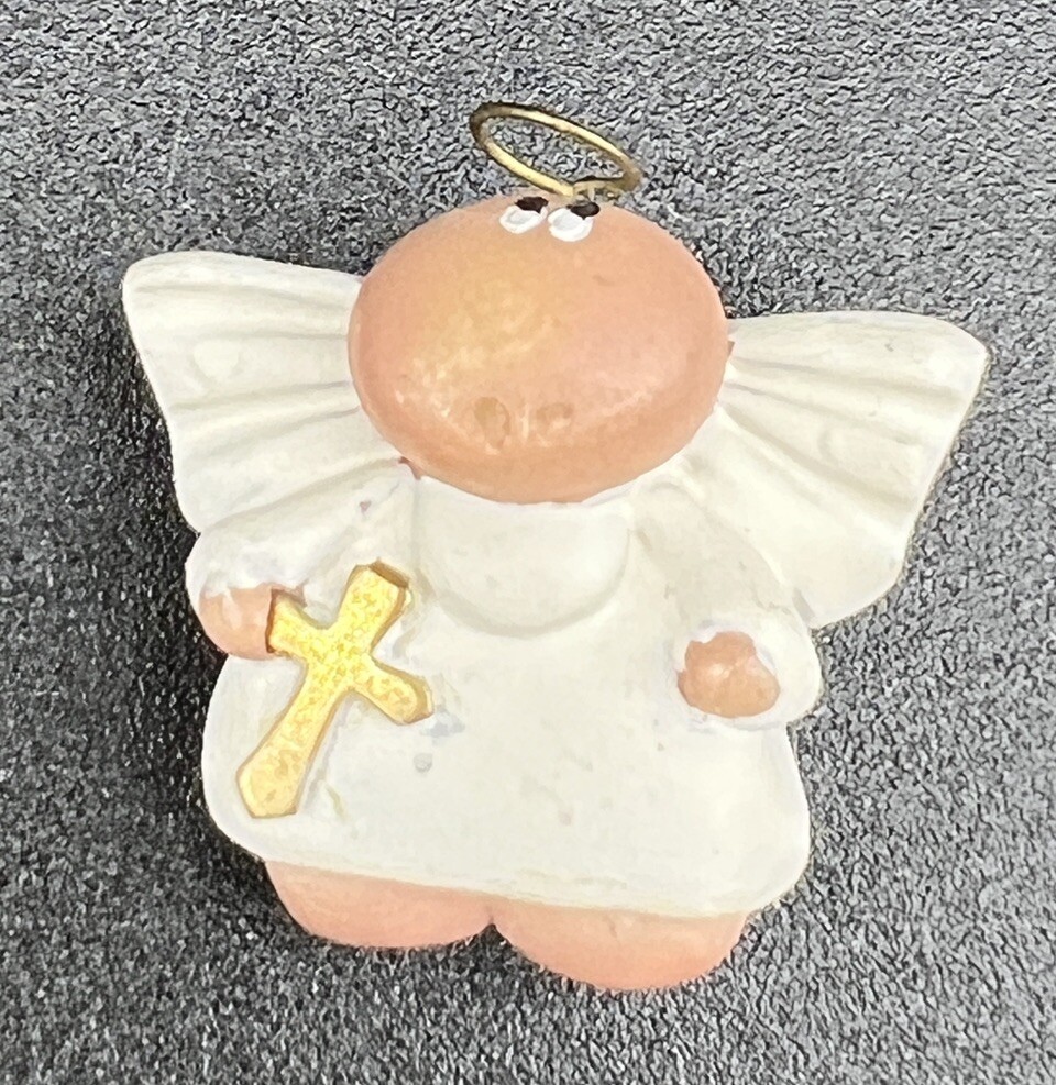 Kirk Angel Cross Pin, Marked 2001