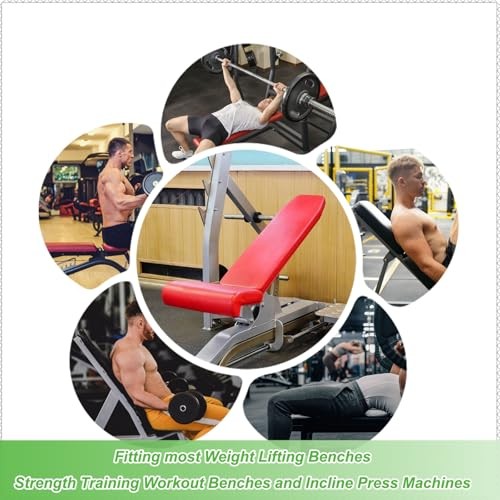 Workout Weight Bench Press Pad,Chest Press Support Pad for Exercise Bench, A