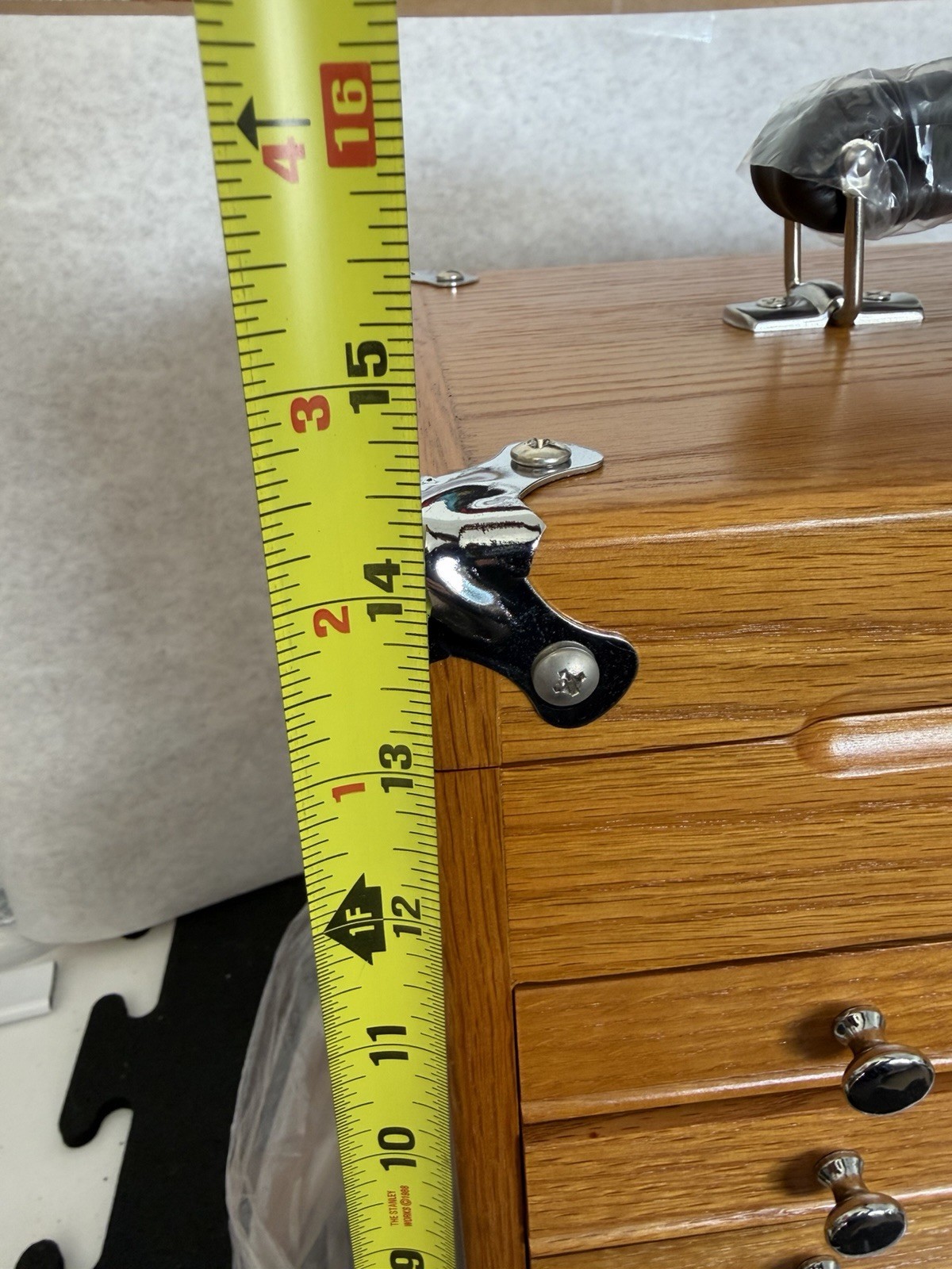 GI-T16 Gerstner International Oak 6-Drawer Collector's Chest NEW - Sealed Box