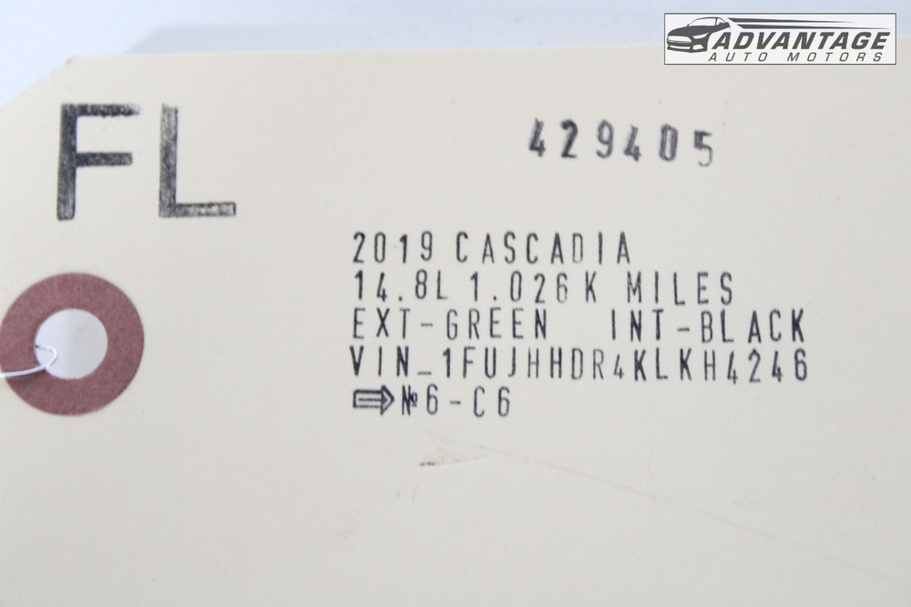 2017-2024 FREIGHTLINER CASCADIA 126 FRONT LEFT SIDE A PILLAR GRAB HANDLE OEM