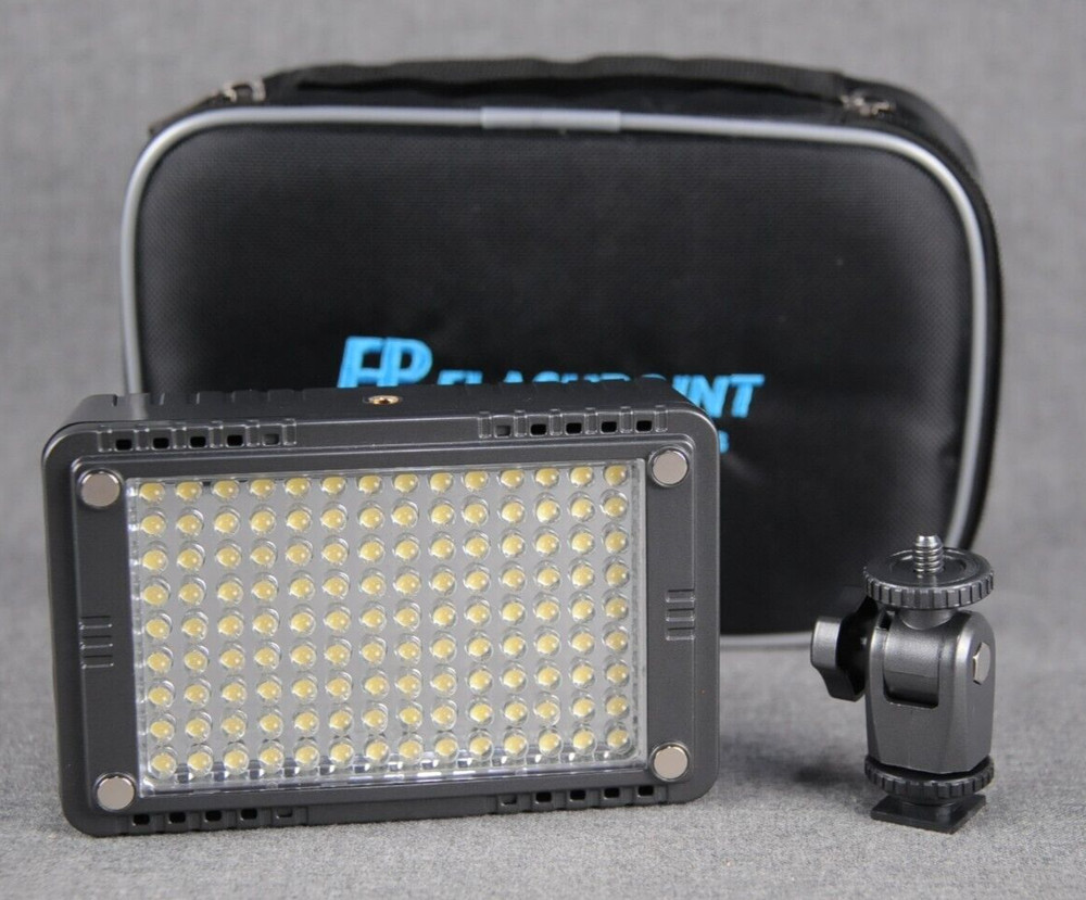 Flashpoint 126 LED on Camera Light Powerful & Compact Illumination