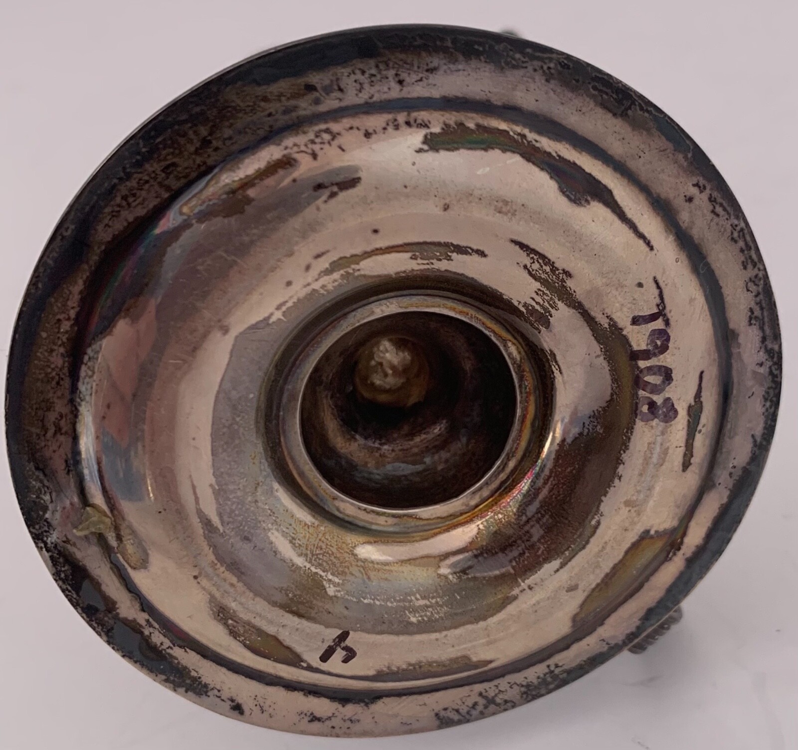 WONDERFUL ENGLISH EDWARDIAN STERLING WAX JACK STOKES & IRELAND LONDON 1908