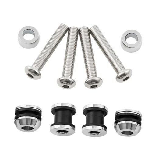 Motorcycle Quick Release kit 52300285 Luggage Rack Docking Hardware Chrome#3