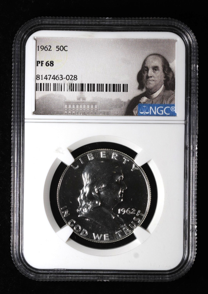1962 Franklin Half Dollar Proof NGC PF68