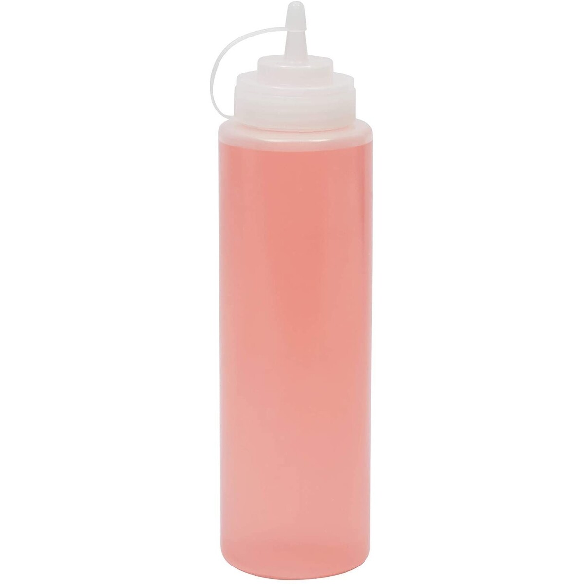 6 Pack Plastic Condiment Squeeze Bottles for Sauces Liquids Ketchup, 32 Oz Clear